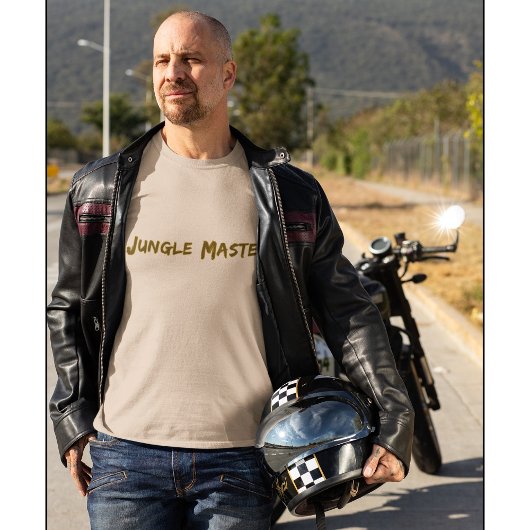 Lettering Design ‘Jungle Master‘ T-shirt