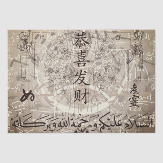 Lettering Tissuepapier (Voorkant)