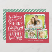 Letterkerst Feestdagenkaart (Voorkant / Achterkant)