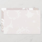 Letterkleur Floral notitie (Voorkant / Achterkant)