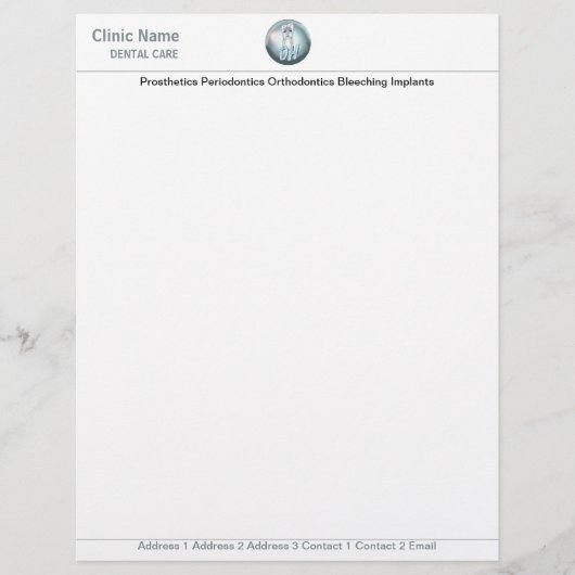 Letterkop Gepersonaliseerd Briefhoofd (Voorkant)