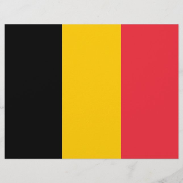 Letterkop met vlag van België (Voorkant)