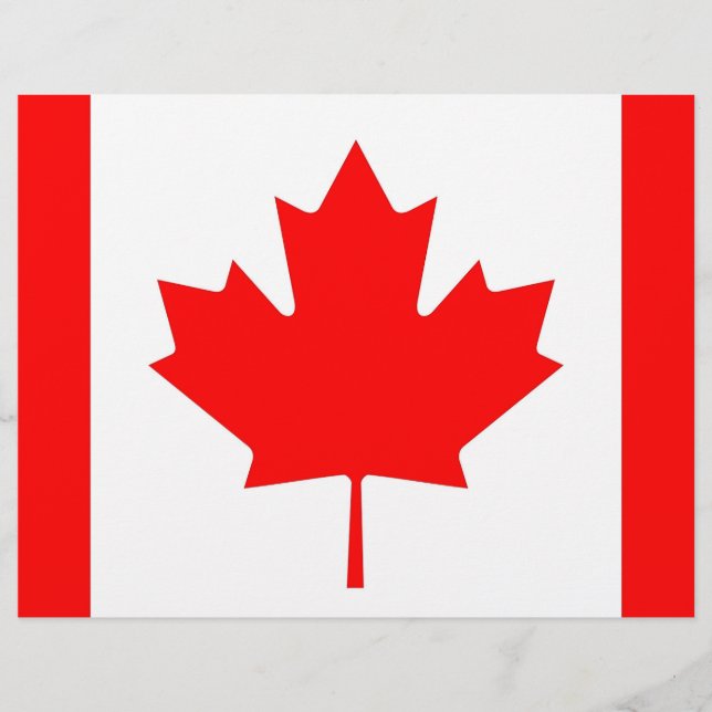 Letterkop met vlag van Canada (Voorkant)