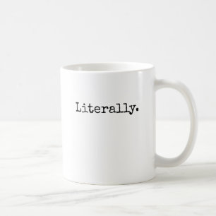 Letterlijk afdrukken koffiemok