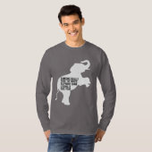 Letterlijk de slechtste witte olifantenGift T-shirt (Voorkant volledig)