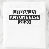 Letterlijk iedereen anders 2020 Sticker (Tas)