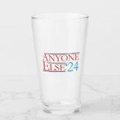 Letterlijk iedereen anders 2024 President USA Elec Glas (Voorkant)