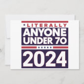 Letterlijk iedereen anders 2024 President USA Elec Kaart (Voorkant)