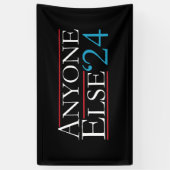 Letterlijk iedereen anders 2024 President USA Elec Spandoek (Verticaal)