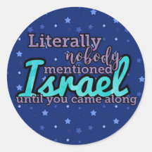Letterlijk niemand had het over Israël