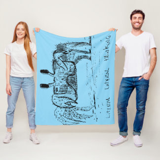 Letterlijke Lateraal Denken Fleece Deken