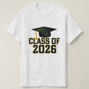 Letterman Klasse van het Afstuderen 2026 T-shirt