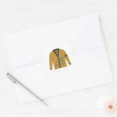 Letterman Sweater Ronde Sticker (Envelop)