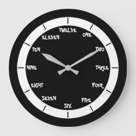 Letternummers Grote Klok