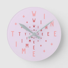 Letternummers Ronde Klok