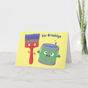 Letterpenseel- en tekentekentekentekens kaart