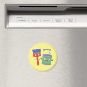 Letterpenseel- en tekentekentekentekens magneet (Insitu (Vaatwasser))