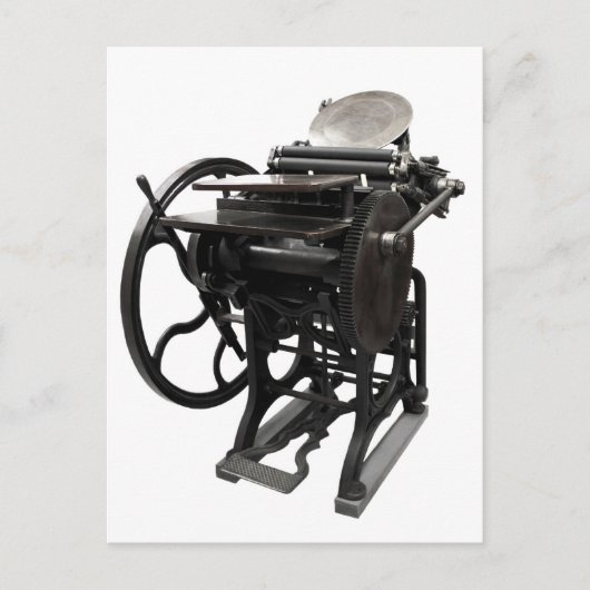 letterpress 1888 briefkaart (Voorkant)