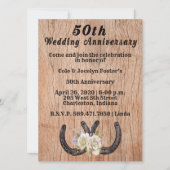 Letterpress 50th Anniversary Viering Kaart (Voorkant)