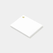 Letterpress Bee Post-it® Notes (Schuin)