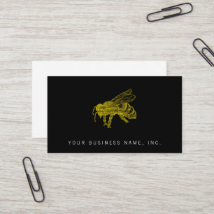 Letterpress Bee Visitekaartje