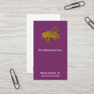 Letterpress Bee Visitekaartje