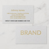 Letterpress Professional Modern Visitekaartje (Voorkant / Achterkant)