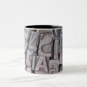 Letterpress Type de métal Mug (Centre)
