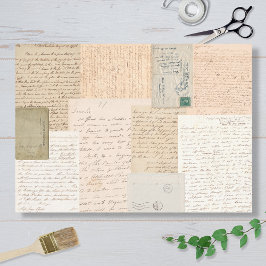 Letters And Postcards Tissuepapier