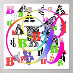 letters B en B Poster
