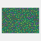 Letters Design Wrapping Paper (Voorkant 2)