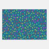 Letters Design Wrapping Paper (Voorkant)