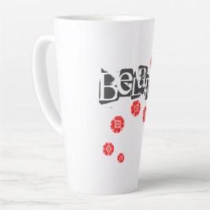 Letters Folk Pattern Belarus л р у Б а с ь Mok Cup