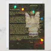 Letters from Santa Gold Angel Lights Name  (Voorkant)