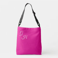 Letters of Grace - Hot Pink & White: