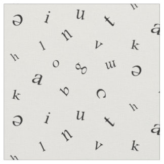 Letters Stof