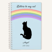 Letters to my Cat Memorial Journal Rainbow (Recto)