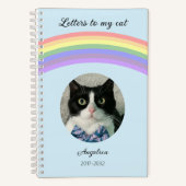 Letters to my Cat Memorial Journal Rainbow Photo (Recto)