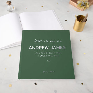 Letters To My Custom Grief Loss Sympathy Journal Gastenboek