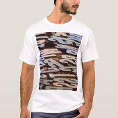 Letters voor Typesetting T-shirt (Voorkant)