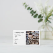 Letters voor Typesetting Visitekaartje (Staand voorkant)