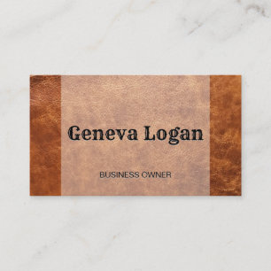 lettertype Gesitteerd leder Hoge Mode Visitekaartje
