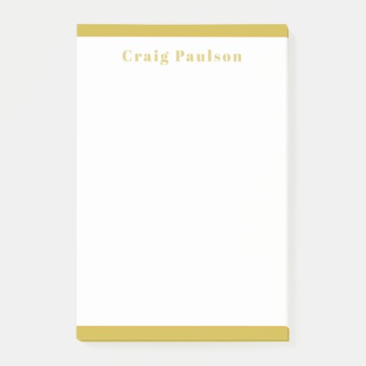 Lettertype met schreef Eenvoudig Professioneel Een Post-it® Notes (Voorkant)