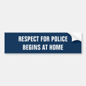 Lettertype Respect Bumpersticker (Voorkant)
