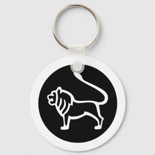 Lettertype Zodiac: LEO + uw kleuren en ideeën Sleutelhanger