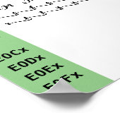 Lettertypeligaturen in jeugdscript poster (Hoek)