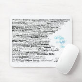 Lettertypen 2 muismat (Met muis)