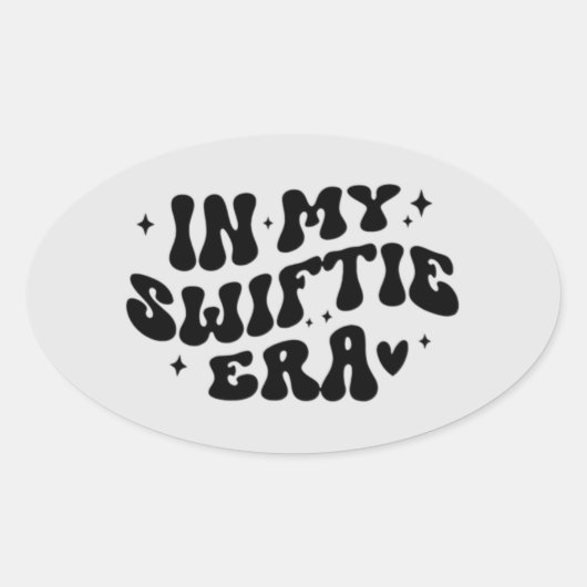 lettertypestijl ovale sticker (Voorkant)