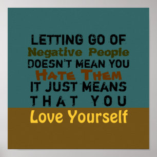 Letting Go - Poster 12X12 (changer pour la toile)