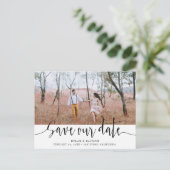 Lettrage manuel | Mariage Enregistrer notre carte  (Debout devant)